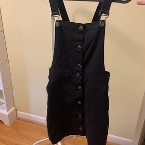 Overall Denim Mini Dress